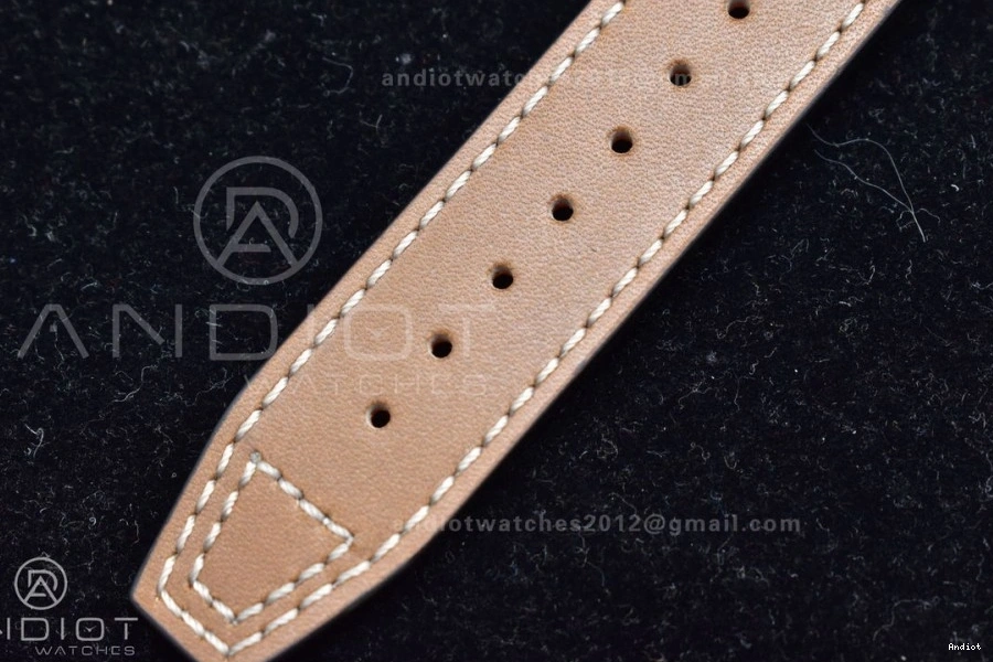 Strap Edition Green on 1:1 ZF Dial Brown V2 Pilot Chronograph A7750 IW377726 Leather Best 0408